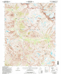 Download a high-resolution, GPS-compatible USGS topo map for North Palisade, CA (1997 edition)