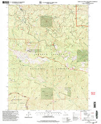 Download a high-resolution, GPS-compatible USGS topo map for North Yolla Bolly Mountains, CA (2003 edition)