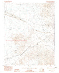 Download a high-resolution, GPS-compatible USGS topo map for North of Baker, CA (1983 edition)