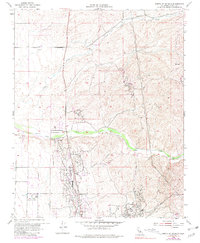 Download a high-resolution, GPS-compatible USGS topo map for North of Oildale, CA (1981 edition)