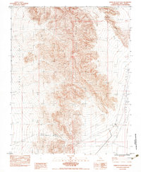 Download a high-resolution, GPS-compatible USGS topo map for North of Tecopa Pass, CA (1983 edition)