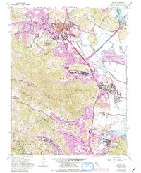 Download a high-resolution, GPS-compatible USGS topo map for Novato, CA (1985 edition)