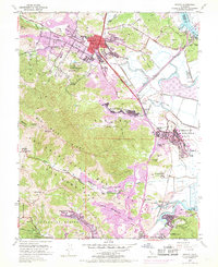 Download a high-resolution, GPS-compatible USGS topo map for Novato, CA (1969 edition)