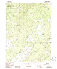 Download a high-resolution, GPS-compatible USGS topo map for Oak Run, CA (1986 edition)