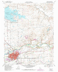 Download a high-resolution, GPS-compatible USGS topo map for Oakdale, CA (1987 edition)