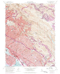 preview thumbnail of historical topo map of Alameda County, CA in 1959