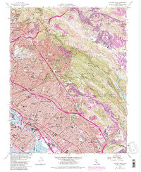 Download a high-resolution, GPS-compatible USGS topo map for Oakland East, CA (1980 edition)