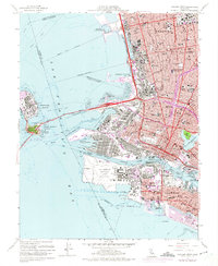 Download a high-resolution, GPS-compatible USGS topo map for Oakland West, CA (1975 edition)