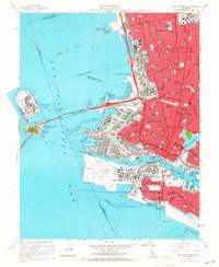 Download a high-resolution, GPS-compatible USGS topo map for Oakland West, CA (1967 edition)