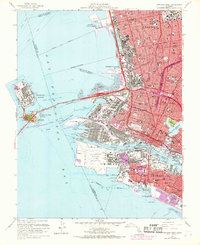 Download a high-resolution, GPS-compatible USGS topo map for Oakland West, CA (1969 edition)