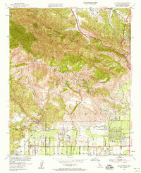 Download a high-resolution, GPS-compatible USGS topo map for Oat Mountain, CA (1958 edition)