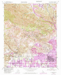 Download a high-resolution, GPS-compatible USGS topo map for Oat Mountain, CA (1984 edition)