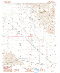 Download a high-resolution, GPS-compatible USGS topo map for Ogilby, CA (1988 edition)