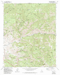 Download a high-resolution, GPS-compatible USGS topo map for Oiler Peak, CA (1994 edition)