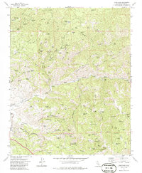Download a high-resolution, GPS-compatible USGS topo map for Oiler Peak, CA (1986 edition)