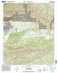 Download a high-resolution, GPS-compatible USGS topo map for Ojai, CA (2000 edition)