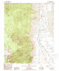 Download a high-resolution, GPS-compatible USGS topo map for Olancha, CA (1988 edition)