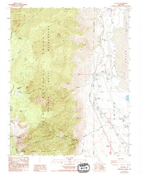 preview thumbnail of historical topo map of Olancha, CA in 1988