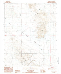 Download a high-resolution, GPS-compatible USGS topo map for Old Ibex Pass, CA (1985 edition)
