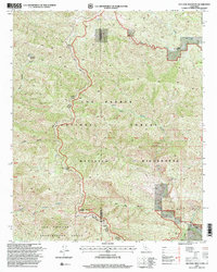 Download a high-resolution, GPS-compatible USGS topo map for Old Man Mountain, CA (2000 edition)