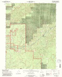 preview thumbnail of historical topo map of Tehama County, CA in 1995