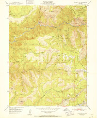 preview thumbnail of historical topo map of Plumas County, CA in 1951
