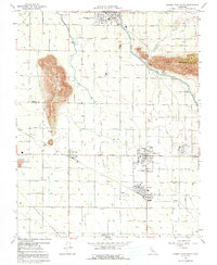 preview thumbnail of historical topo map of Tulare County, CA in 1966