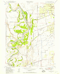 Download a high-resolution, GPS-compatible USGS topo map for Ord Ferry, CA (1957 edition)