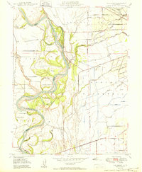 Download a high-resolution, GPS-compatible USGS topo map for Ord Ferry, CA (1950 edition)