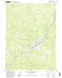 preview thumbnail of historical topo map of Humboldt County, CA in 1978