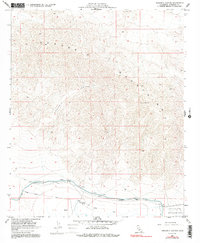 Download a high-resolution, GPS-compatible USGS topo map for Orocopia Canyon, CA (1991 edition)