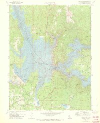 preview thumbnail of historical topo map of Butte County, CA in 1970