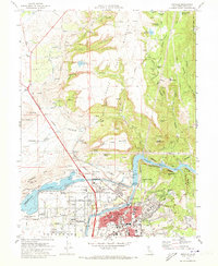 Download a high-resolution, GPS-compatible USGS topo map for Oroville, CA (1973 edition)