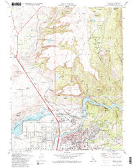Download a high-resolution, GPS-compatible USGS topo map for Oroville, CA (1984 edition)