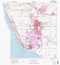 Download a high-resolution, GPS-compatible USGS topo map for Oxnard, CA (1974 edition)