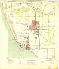 Download a high-resolution, GPS-compatible USGS topo map for Oxnard, CA (1951 edition)