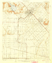 preview thumbnail of historical topo map of Los Angeles County, CA in 1927