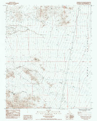 Download a high-resolution, GPS-compatible USGS topo map for Painted Rock Wash, CA (1985 edition)