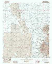 Download a high-resolution, GPS-compatible USGS topo map for Palen Lake, CA (1983 edition)