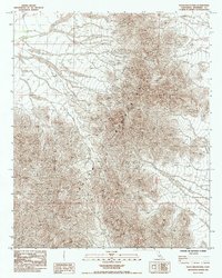 preview thumbnail of historical topo map of Riverside County, CA in 1985