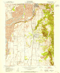 Download a high-resolution, GPS-compatible USGS topo map for Palermo, CA (1953 edition)