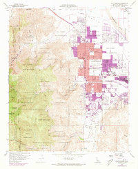 Download a high-resolution, GPS-compatible USGS topo map for Palm Springs, CA (1973 edition)