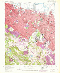 Download a high-resolution, GPS-compatible USGS topo map for Palo Alto, CA (1969 edition)