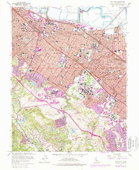 Download a high-resolution, GPS-compatible USGS topo map for Palo Alto, CA (1974 edition)