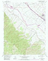 Download a high-resolution, GPS-compatible USGS topo map for Palo Escrito Peak, CA (1986 edition)