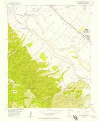 preview thumbnail of historical topo map of Monterey County, CA in 1956