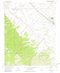 Download a high-resolution, GPS-compatible USGS topo map for Palo Escrito Peak, CA (1982 edition)