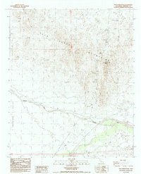 Download a high-resolution, GPS-compatible USGS topo map for Palo Verde Peak, CA (1988 edition)