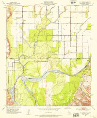 Download a high-resolution, GPS-compatible USGS topo map for Palo Verde, CA (1953 edition)