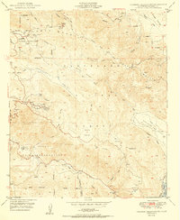 preview thumbnail of historical topo map of San Diego County, CA in 1950